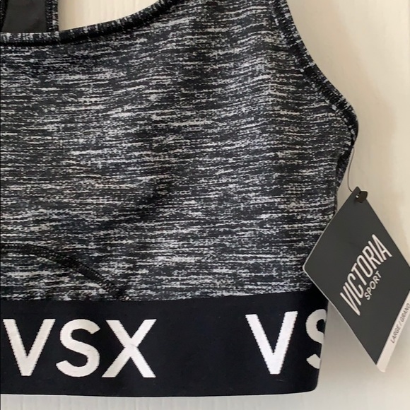 NWT VICTORIA’S SECRET VSX Marled Racerback Body-Wick Sports Bra - Picture 4 of 16